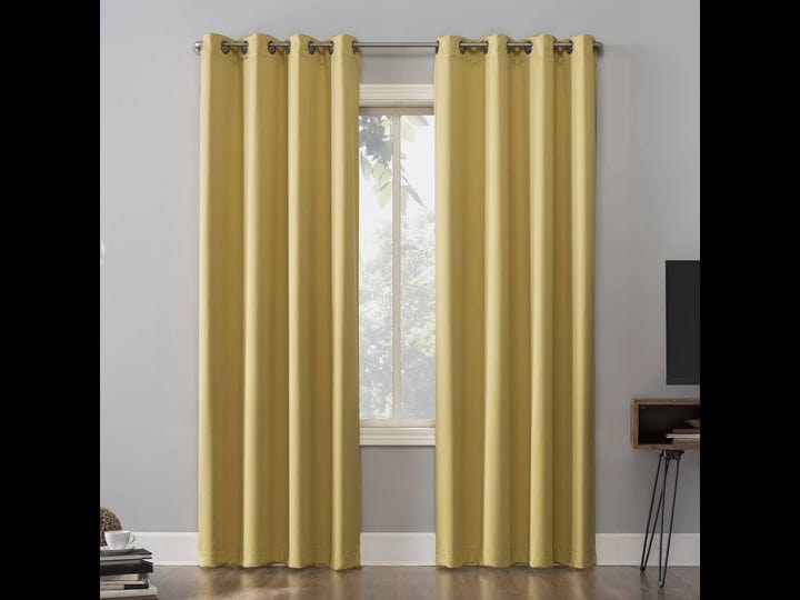 54x52-oslo-theater-grade-extreme-100-blackout-grommet-curtain-panel-flax-yellow-sun-zero-1