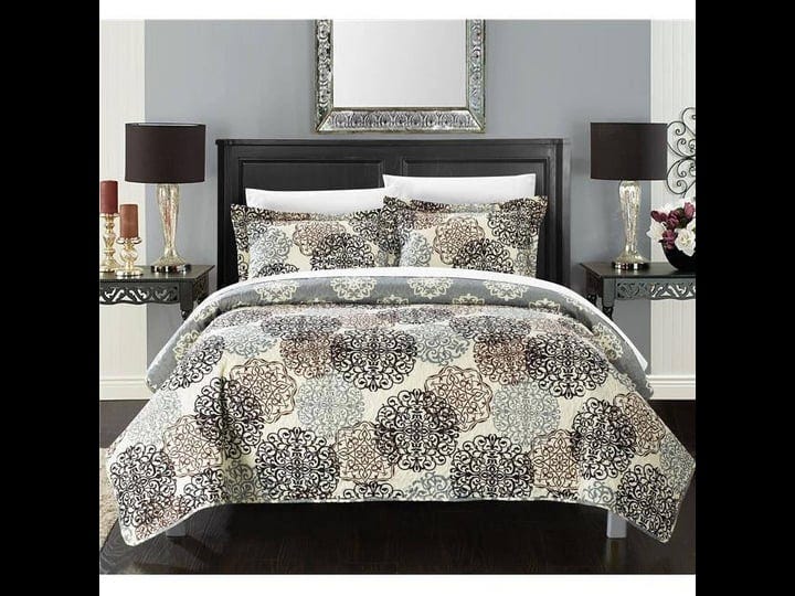 7-piece-dorothy-boho-inspired-reversible-print-queen-quilt-set-beige-with-sheet-set-1