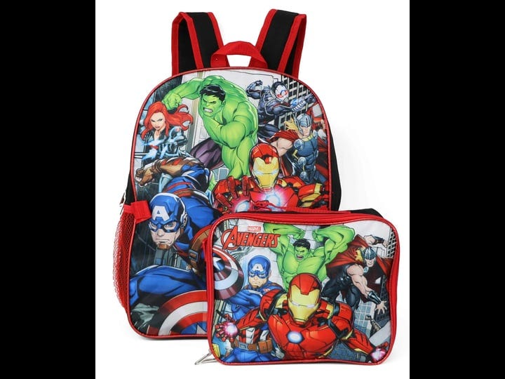 avengers-backpack-with-detachable-lunch-box-avengers-red-black-1