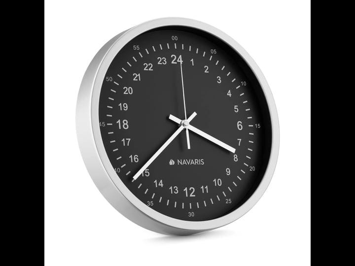 navaris-24-hour-wall-clock-11-8-analog-military-time-clock-with-silent-movement-non-ticking-hands-ba-1