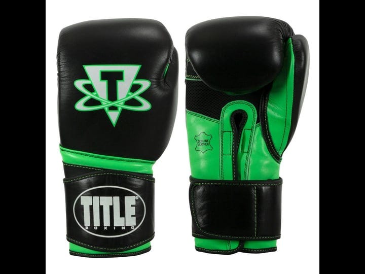 title-boxing-leather-cosmic-training-gloves-black-green-18-oz-1