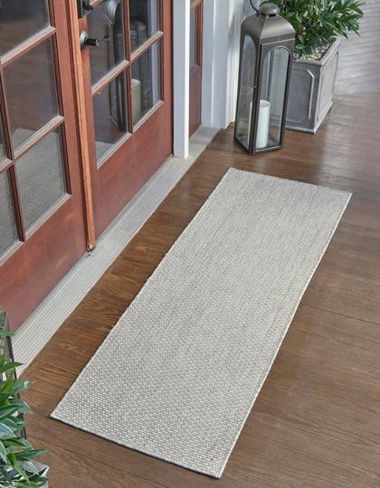 unique-loom-outdoor-solid-heathered-rug-2-x-8-runner-light-gray-gray-1