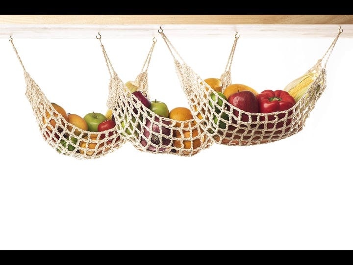 3-pack-hanging-fruit-hammock-3-handwoven-cotton-veggie-or-banana-hammocks-6-pcs-hooks-kitchen-storag-1