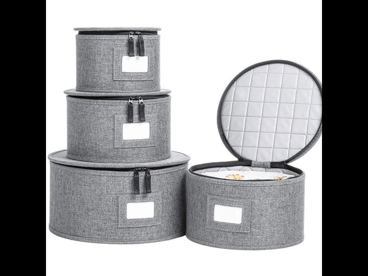 storagelab-china-storage-set-for-dinnerware-storage-and-transport-felt-plate-dividers-included-grey-1