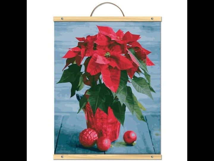 artists-loft-necessities-poinsettia-paint-by-number-kit-each-1
