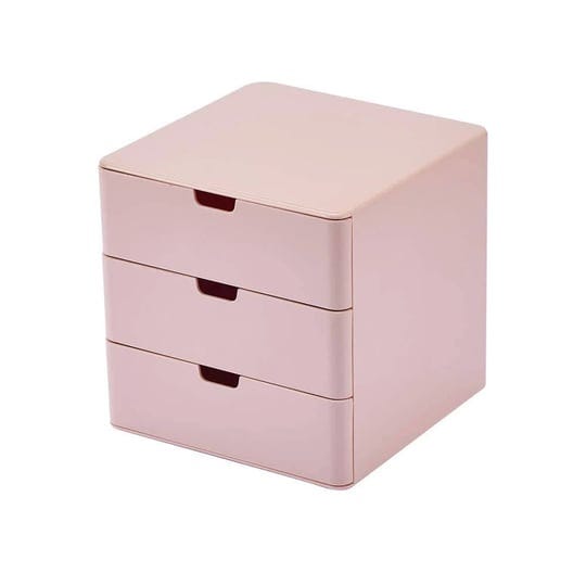 dalanpa-3-drawer-vanity-organizer-compact-storage-organization-drawers-small-size-pink-1