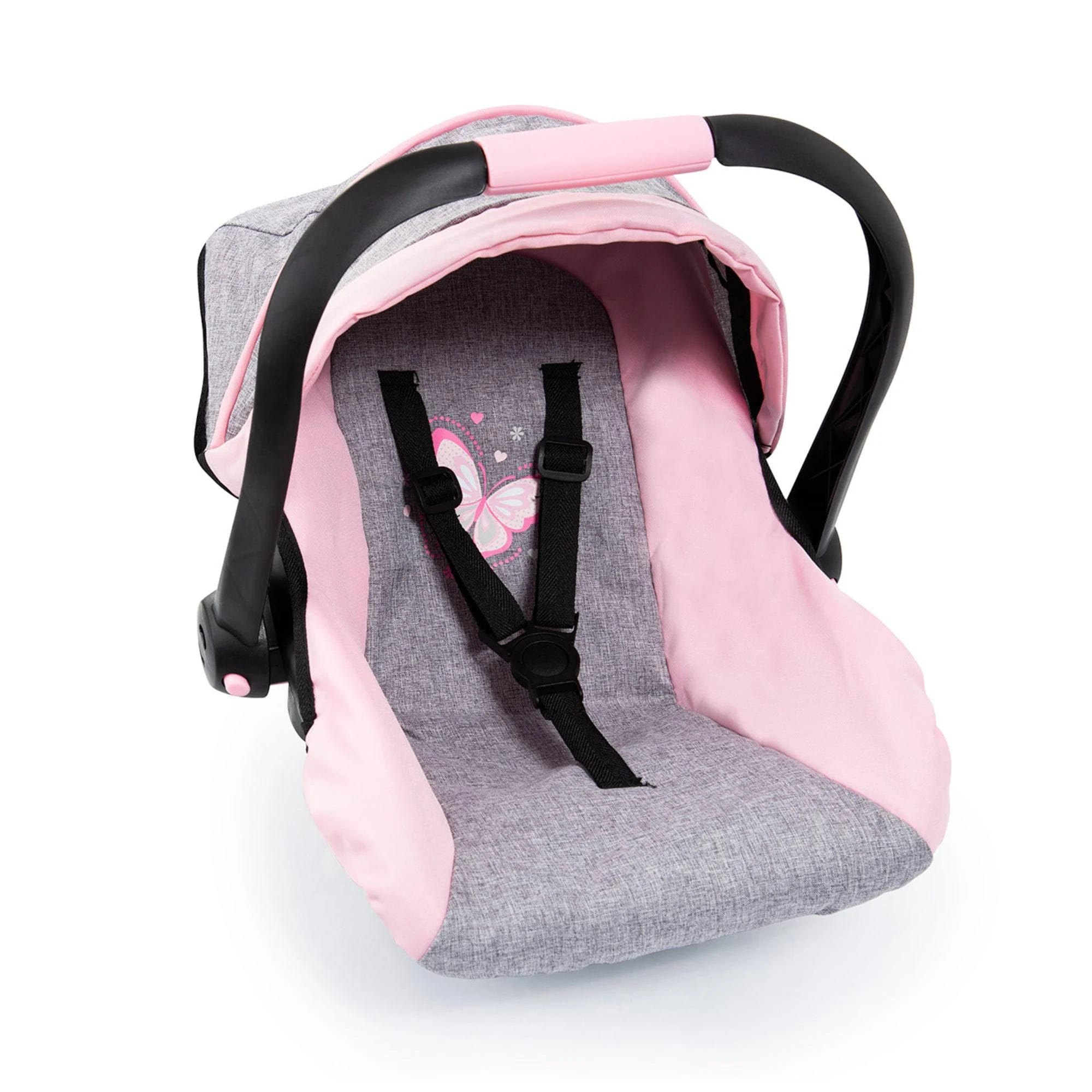 Bayer Baby Doll Car Seat with Canopy and Integrated Belt | Image