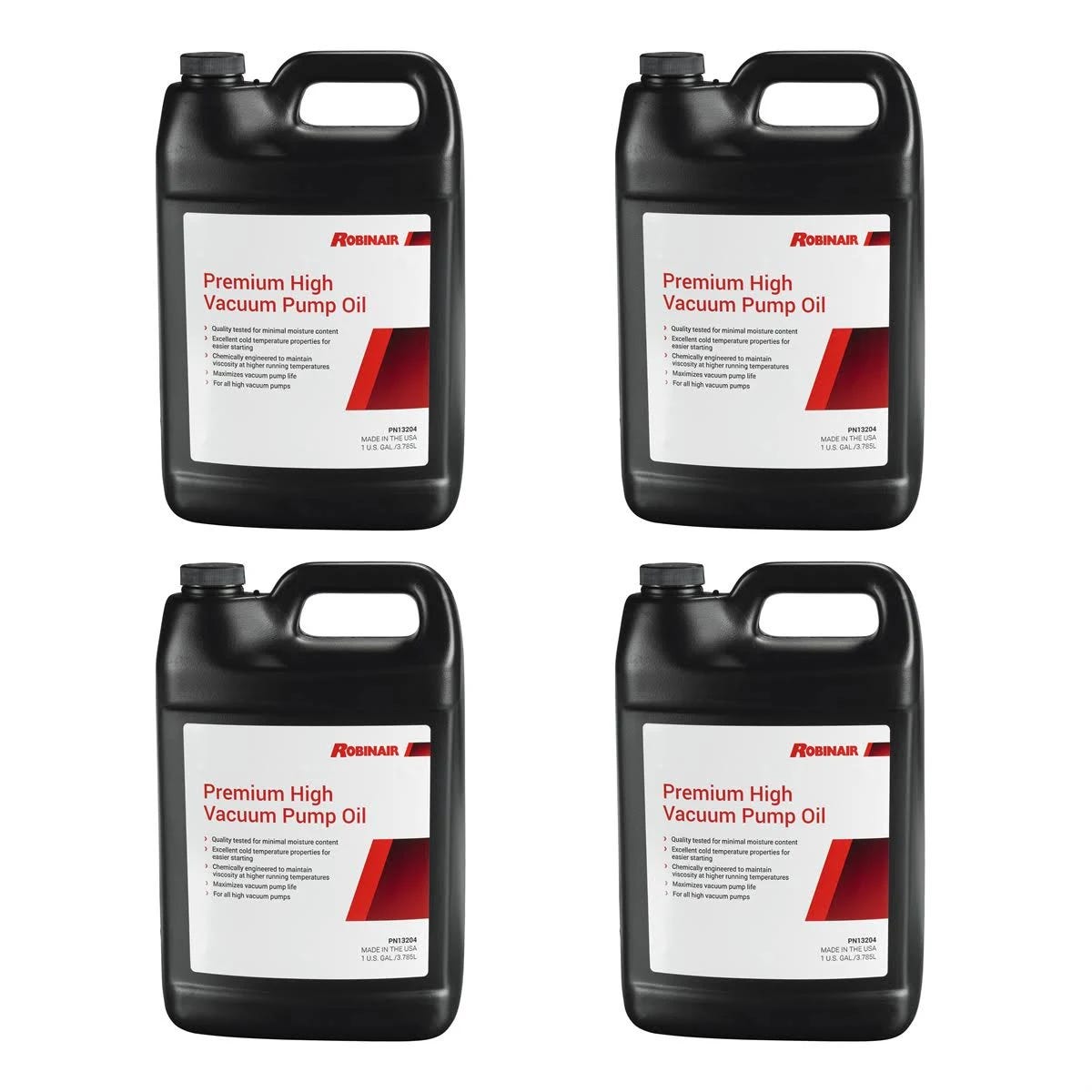 Robinair Premium High Vacuum Pump Oil - 4 Gallon Jugs | Image