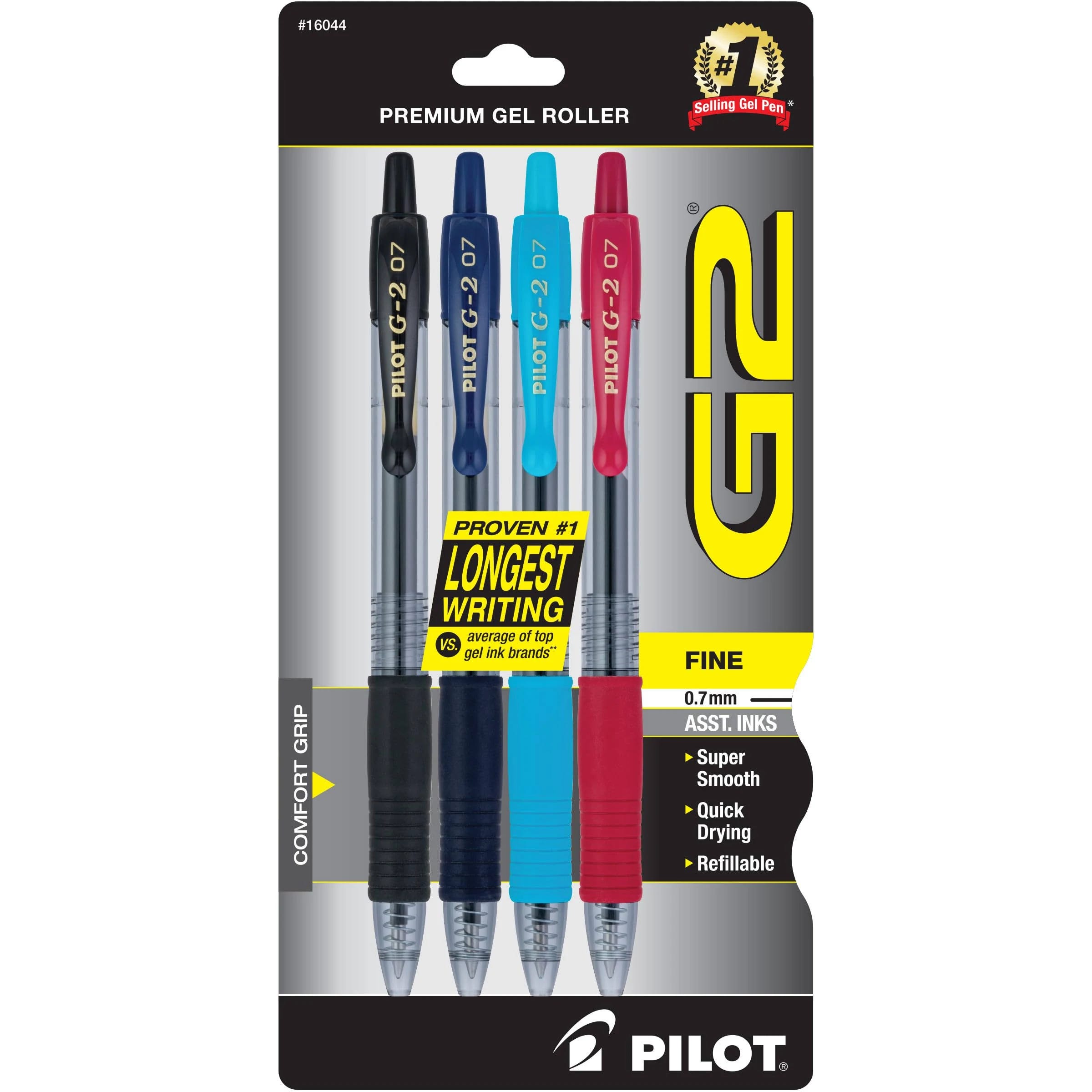 Pilot G2 Premium Gel Roller Pens - Translucent, Fine Point, Refillable | Image