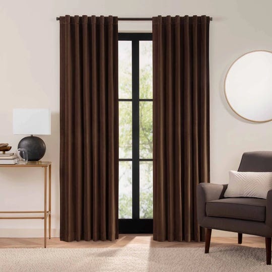 eclipse-luxury-cotton-velvet-100-blackout-rod-pocket-back-tab-84-x-50-curtain-window-panel-in-chocol-1