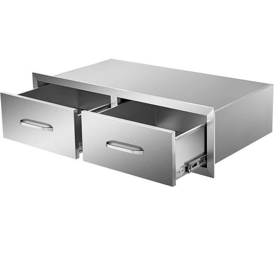 vevor-30x10-bbq-drawer-2-horizontal-drawers-walled-island-durable-stainless-steel-1