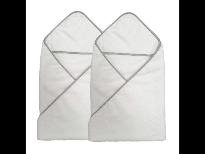 polyte-premium-hypoallergenic-microfiber-hooded-baby-bath-towel-36-x-36-in-2-pack-white-1