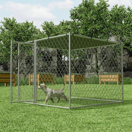 magshion-outdoor-dog-kennel-with-waterproof-shade-cover-dog-cage-enclosure-heavy-duty-chain-link-for-1
