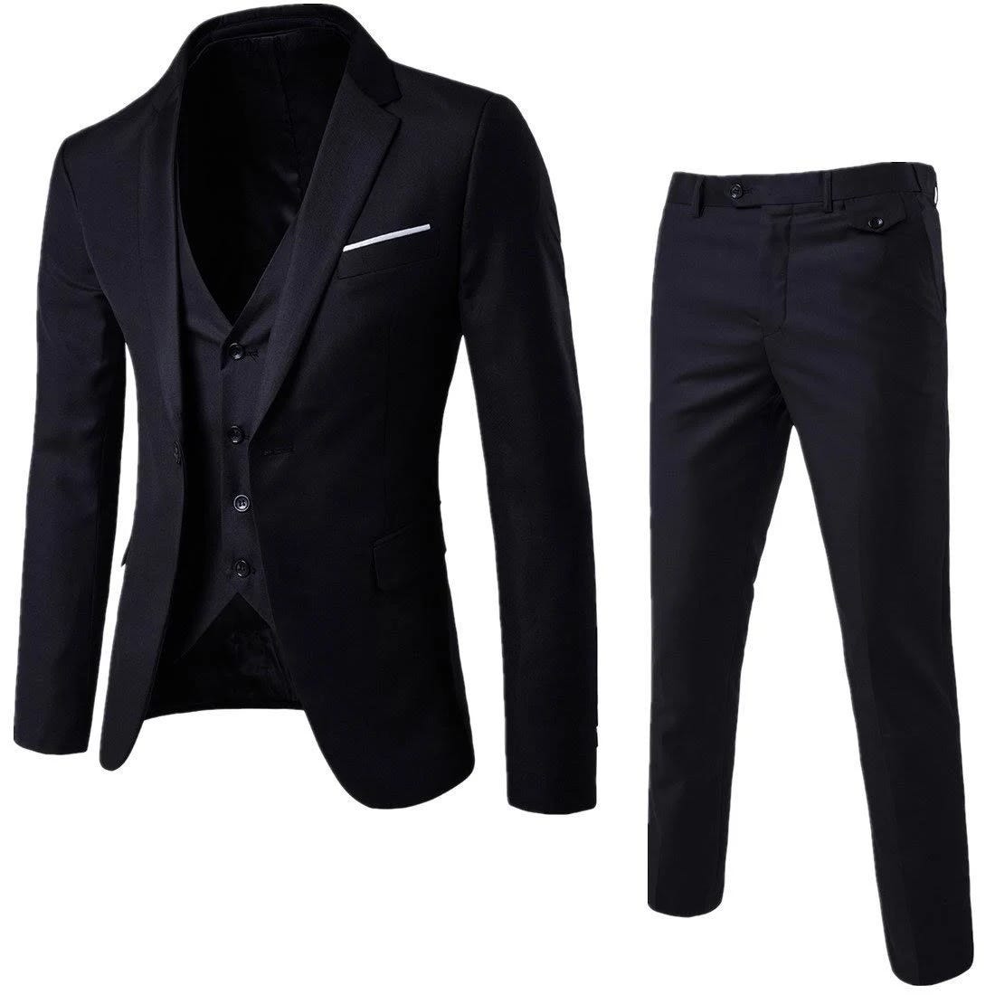 Slim Fit, Three Piece Men's Tuxedo Suit | Image