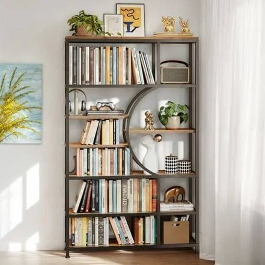 dextrus-7-tier-industrial-bookshelf-71-inch-tall-etagere-bookcase-with-metal-frame-geometric-large-b-1