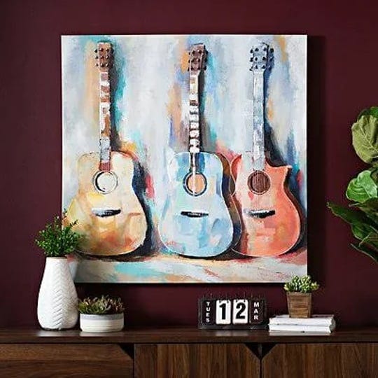 colorful-guitars-canvas-art-print-multicolor-large-kirklands-home-1