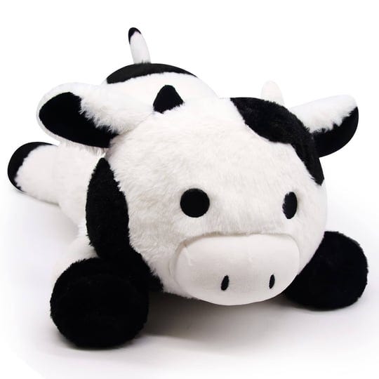 leokawin-21-weighted-cow-stuffed-animal-soft-weighted-stuffed-animals-for-anxiety-kawaii-black-and-w-1