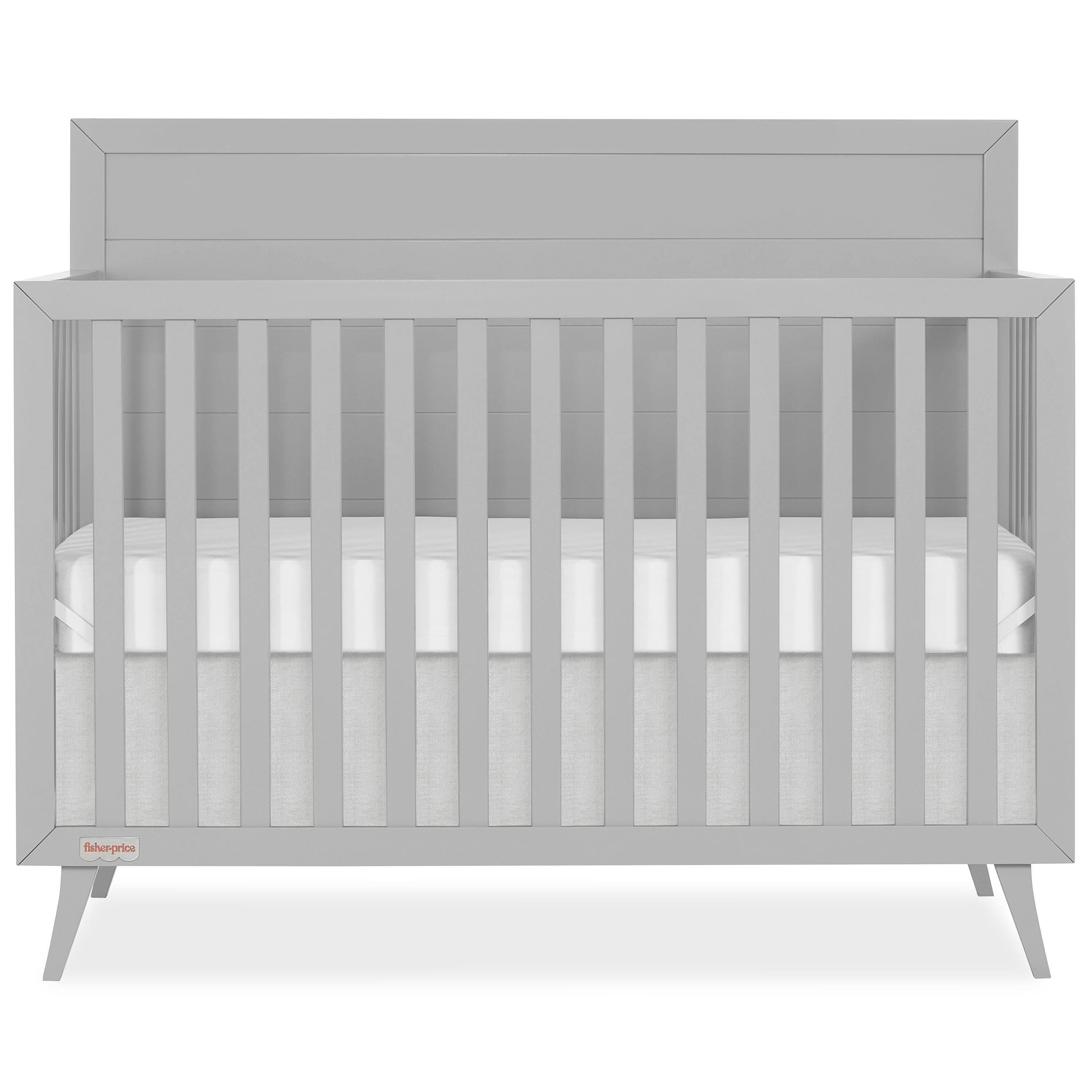 Dream On Me Sanibel 5-in-1 Convertible Crib - Pebble Grey Design | Image