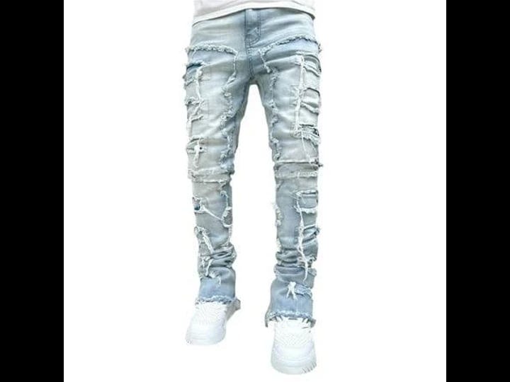 musuos-mens-regular-fit-stacked-jeans-patch-distressed-destroyed-straight-denim-pants-streetwear-clo-1