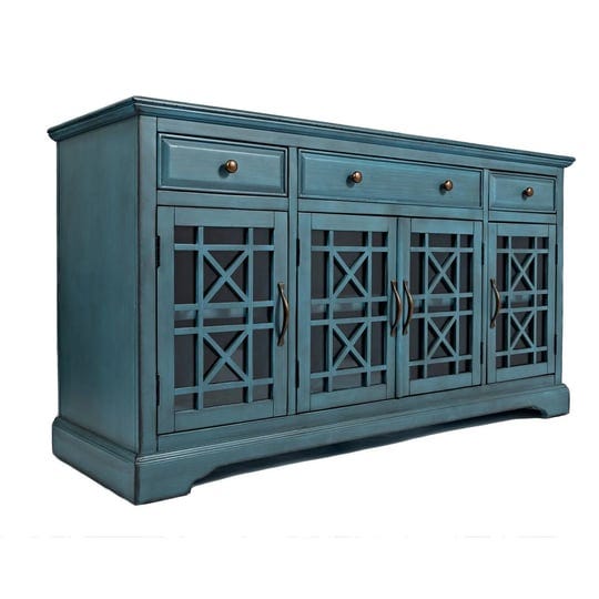 60-inch-wooden-media-unit-with-3-drawers-antique-blue-1