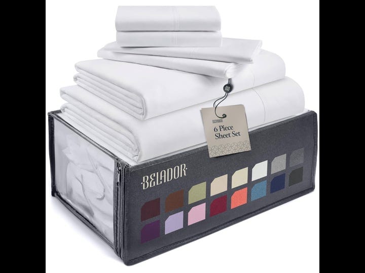 belador-silky-soft-queen-white-sheet-set-luxury-6-piece-bed-sheets-for-queen-size-bed-secure-fit-dee-1