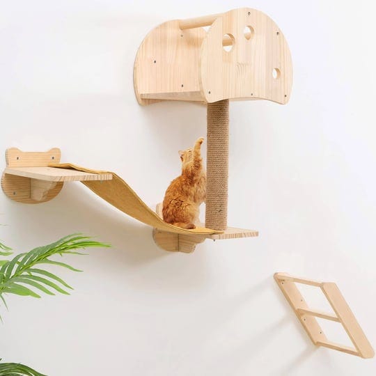 hapykitys-wall-mounted-cat-tree-house-mushroom-cat-shelf-for-wall-climbing-solid-wood-indoor-cat-wal-1