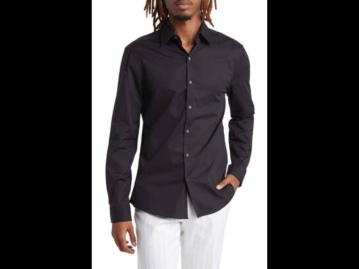 topman-long-sleeve-formal-stretch-shirt-in-black-1