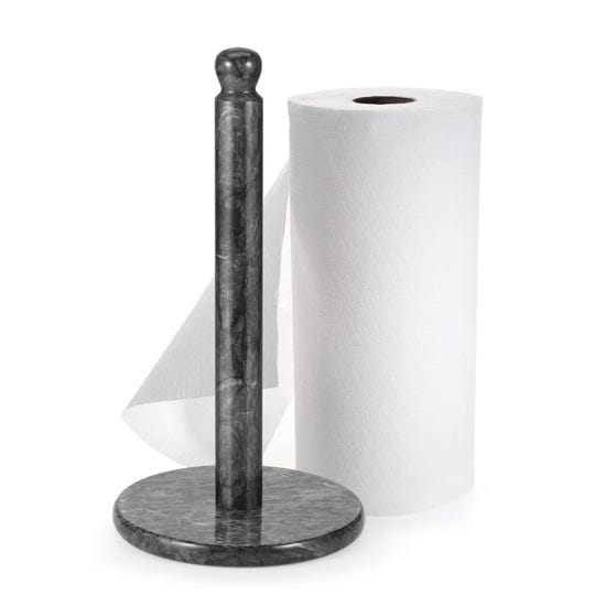 flexzion-marble-paper-towel-holder-12-inch-black-marble-kitchen-paper-towels-roll-dispenser-stand-ra-1