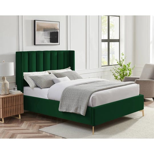 inspired-home-caliyah-upholstered-velvet-wingback-platform-bed-green-queen-1