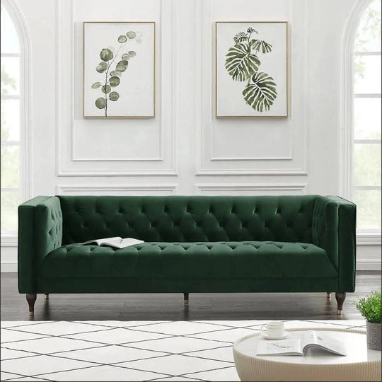 evelyn-mid-century-luxury-chesterfield-sofa-dark-green-velvet-1