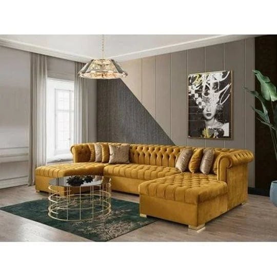 lauren-velvet-mustard-double-chaise-sectional-size-141-w-x-71-d-x-33-h-yellow-1