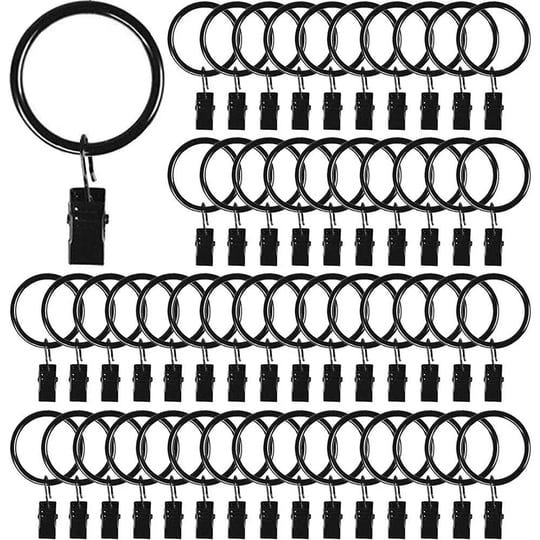 hxsemayig-110pcs-curtain-rings-with-clips-premium-drapery-clips-with-rings-metal-hangers-drapes-ring-1