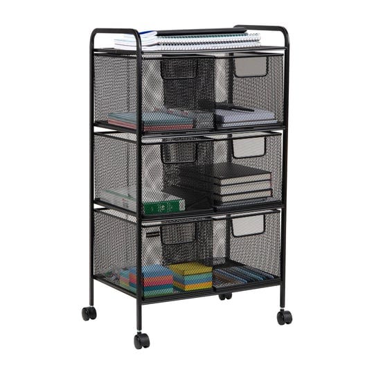 mind-reader-6-drawer-rolling-mesh-office-cart-1