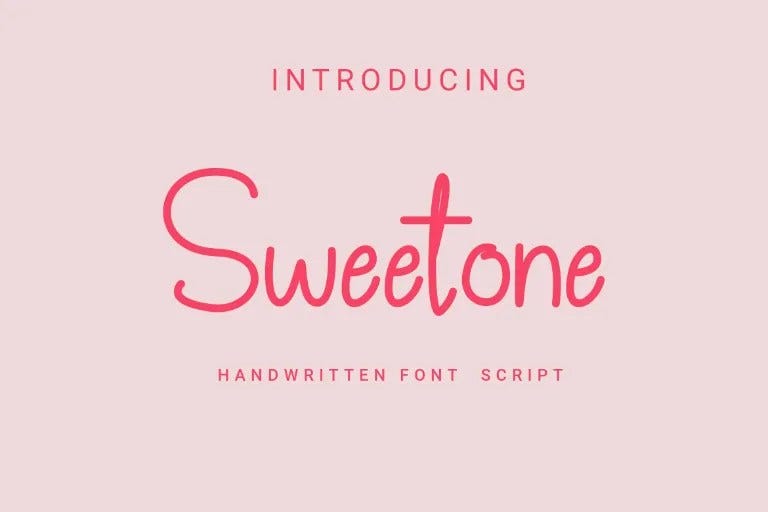 Sweetone Font 1