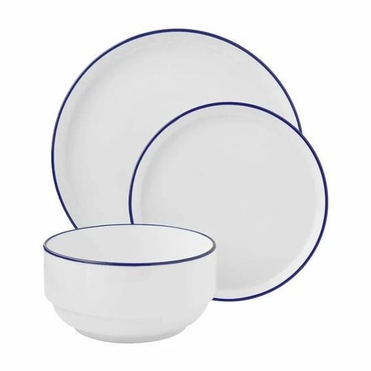 mainstays-12-piece-blue-rim-stoneware-dinnerware-set-1