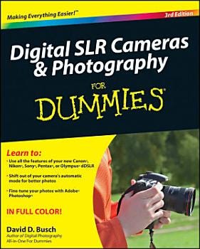 Digital SLR Cameras and Photography For Dummies | Cover Image