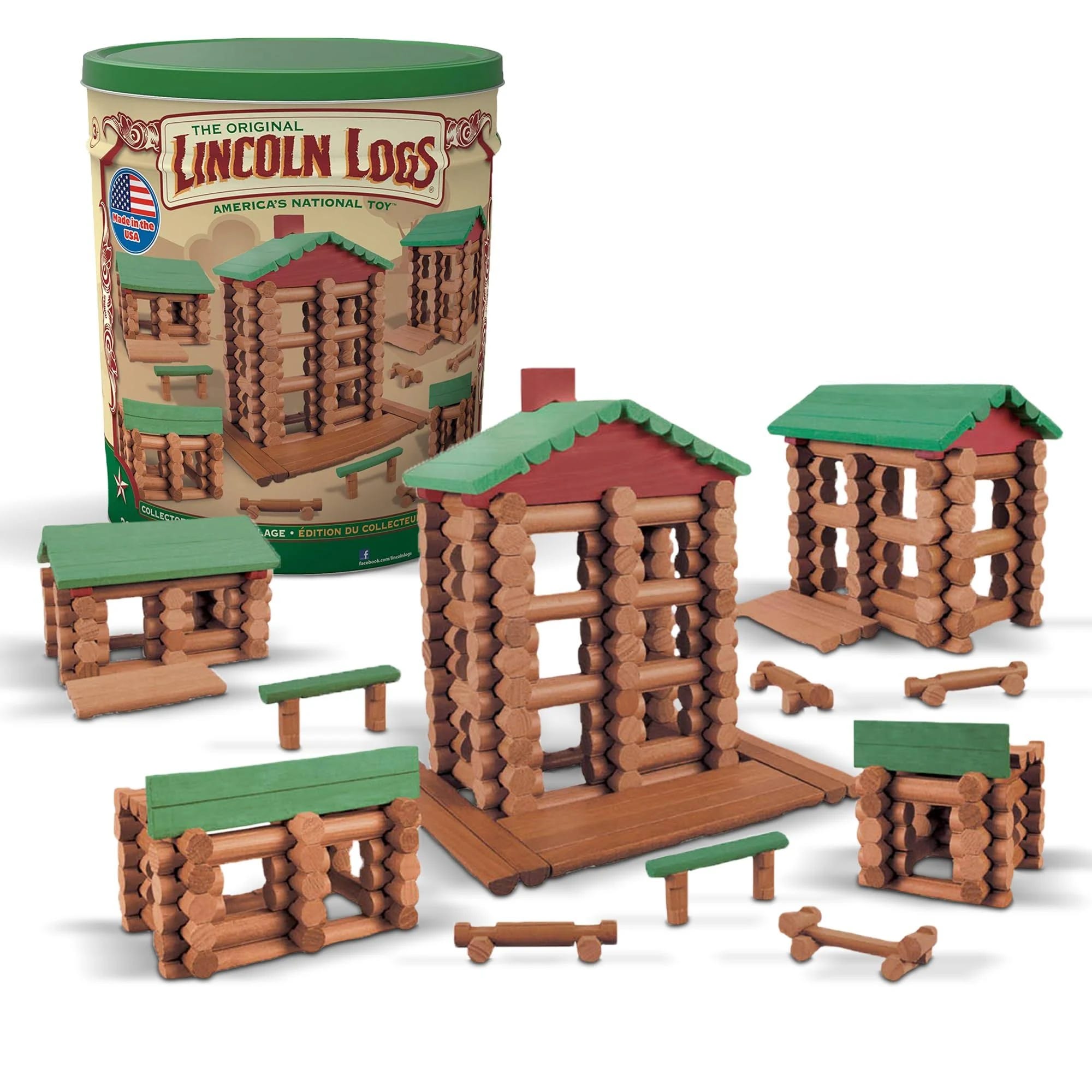 Lincoln Logs Collector's Edition Village – 327 Pieces for Ages 3+ | Image