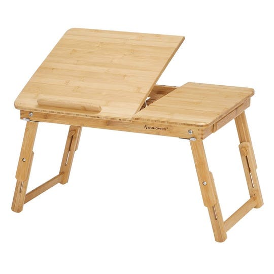 songmics-adjustable-bamboo-laptop-bed-tray-lap-desk-breakfast-serving-tilting-top-drawer-1