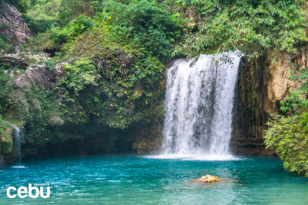 Second level of the Kawasan Falls in Badian