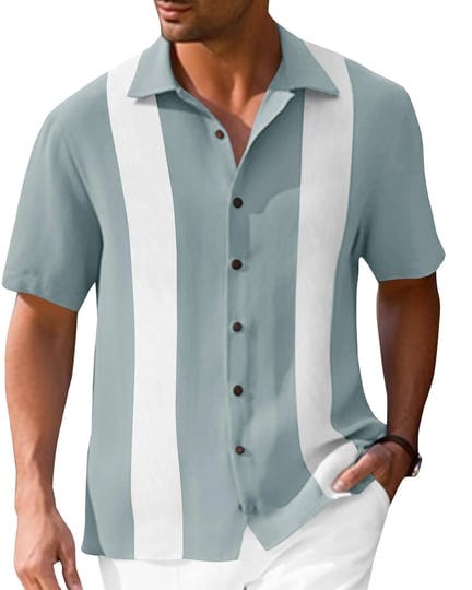 mens-vintage-bowling-shirts-short-sleeve-button-down-guayabera-beach-shirts-for-men-1