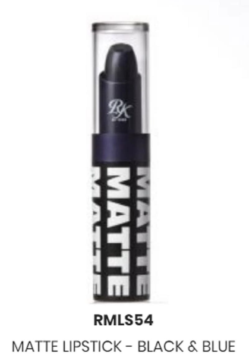 Long-Lasting Matte Black Lipstick with Full Coverage | Image
