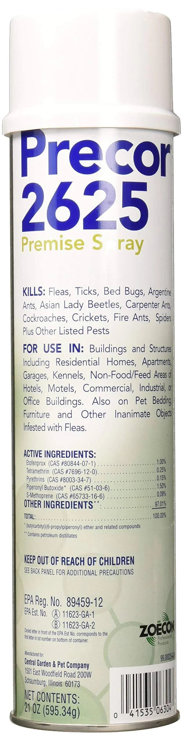 Precor 2625 Premise Spray: Broad Label Roach Spray for Homes and Pest Control | Image