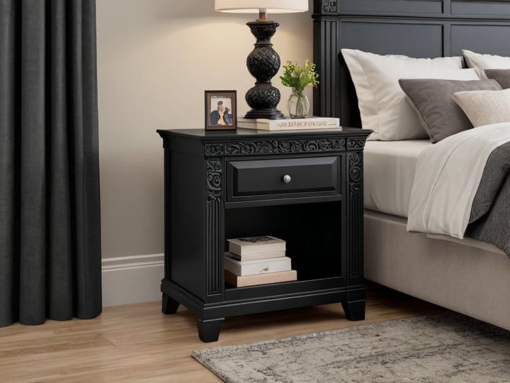 Black-Solid-Wood-Nightstands-3