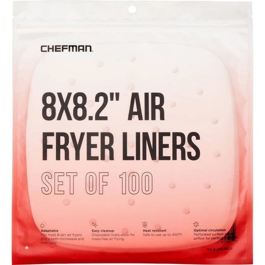 chefman-air-fryer-liners-disposable-heat-resistant-100-pack-8x8-square-parchment-paper-1