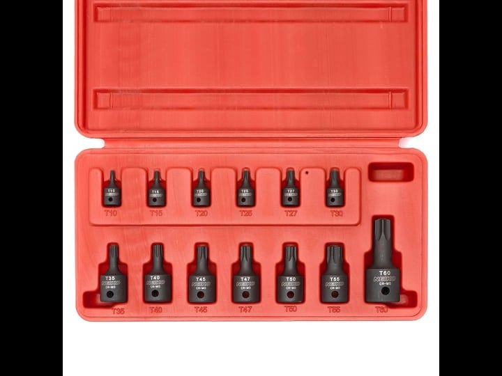 neiko-pro-10282b-13-piece-impact-resistant-star-socket-bit-torx-set-t10-t60-1