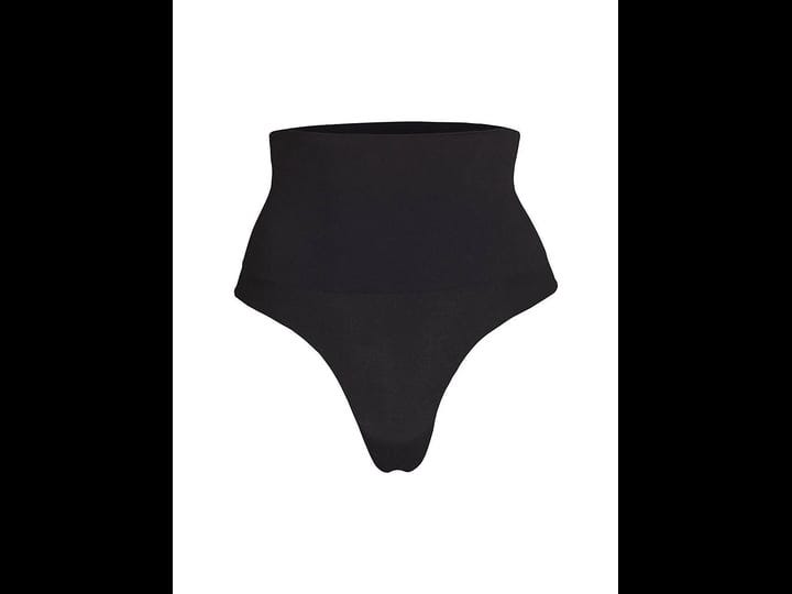 skims-womens-core-control-thong-onyx-size-xs-1