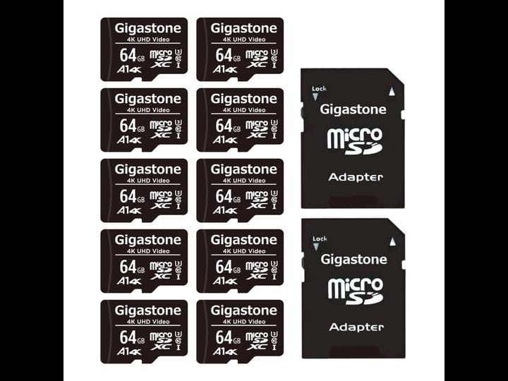 gigastone-64gb-10-pack-micro-sd-card-4k-uhd-video-surveillance-security-cam-action-camera-drone-prof-1