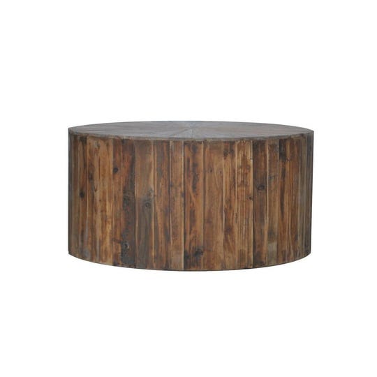 36-inch-round-drum-coffee-table-classic-plank-design-rustic-brown-wood-1