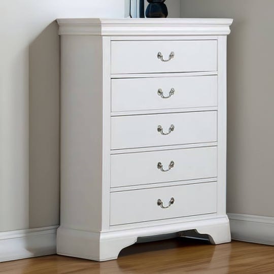 vix-47-inch-5-drawer-tall-dresser-chest-metal-handles-crisp-white-wood-1