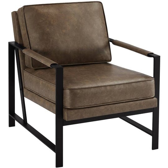 yaheetech-retro-upholstered-accent-chair-arm-chair-brown-1